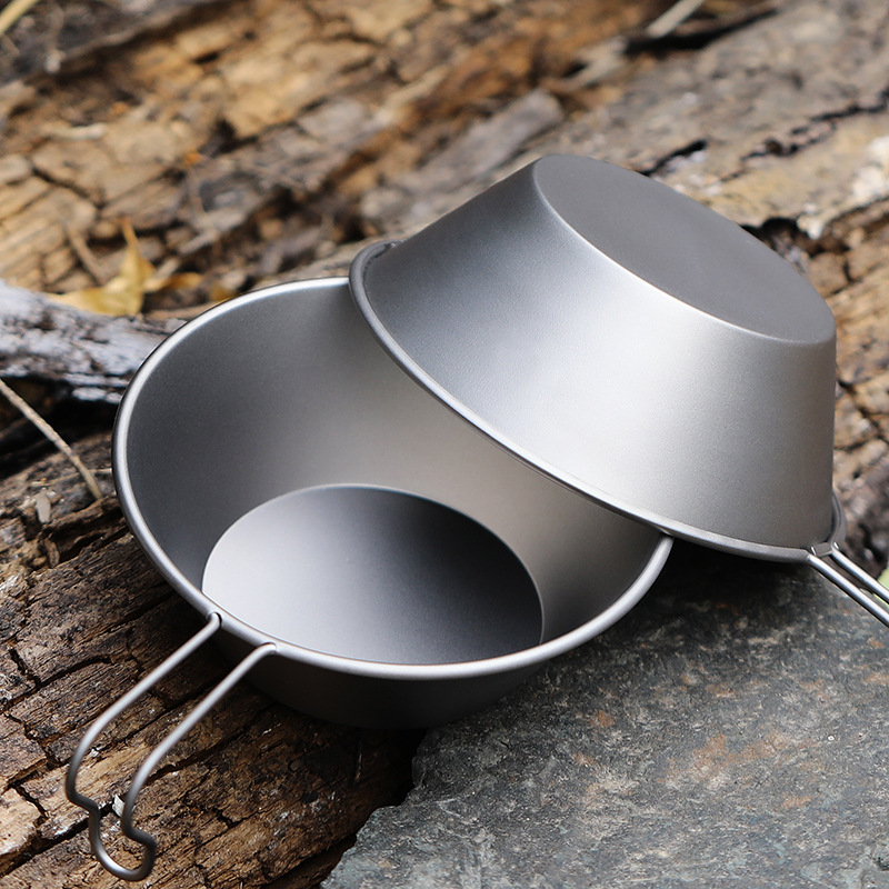 Camping Cooking Cup - (1 pièce) Bol Sierra en titane