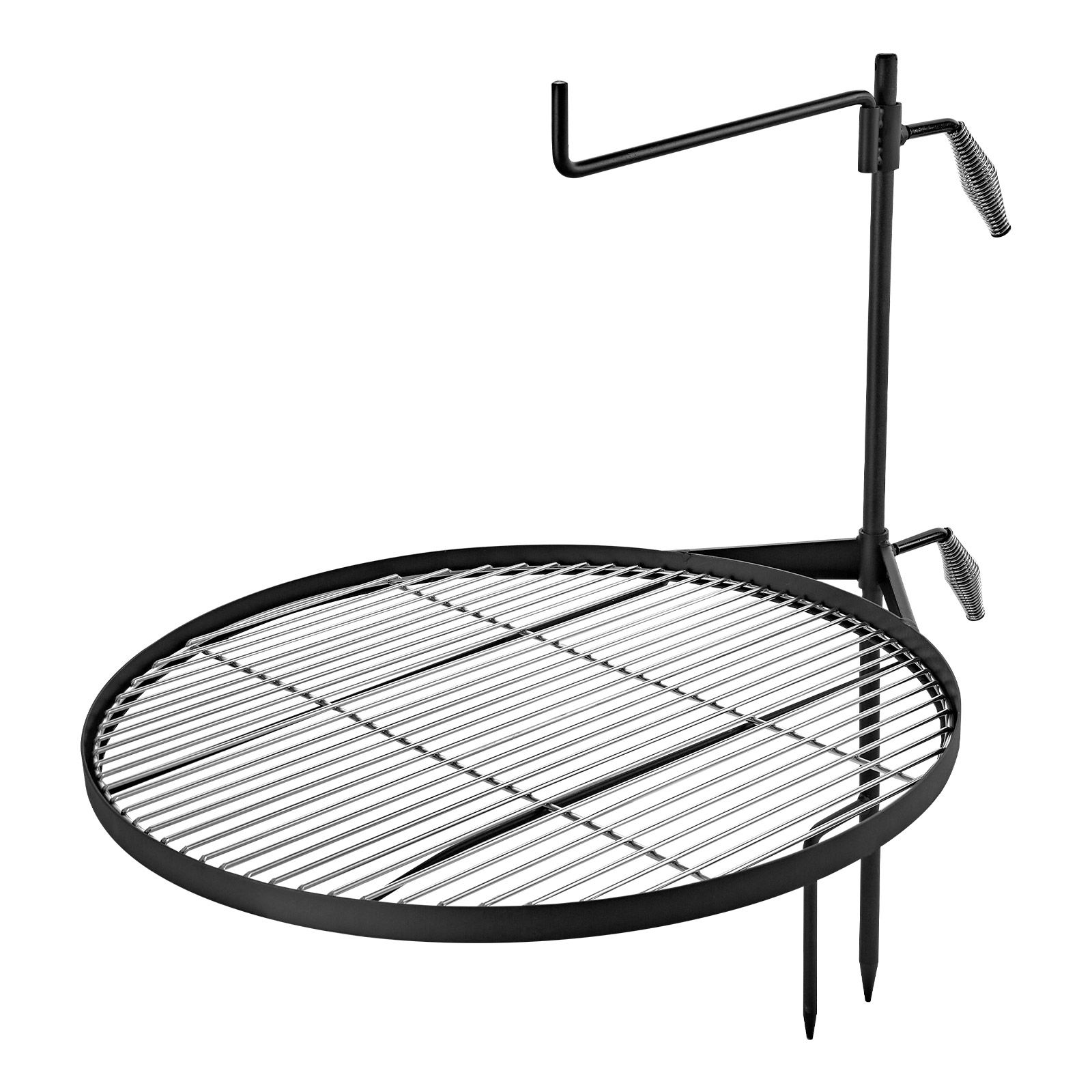 Camping Cooking Open Fire - Grille de camping pivotante robuste, grille