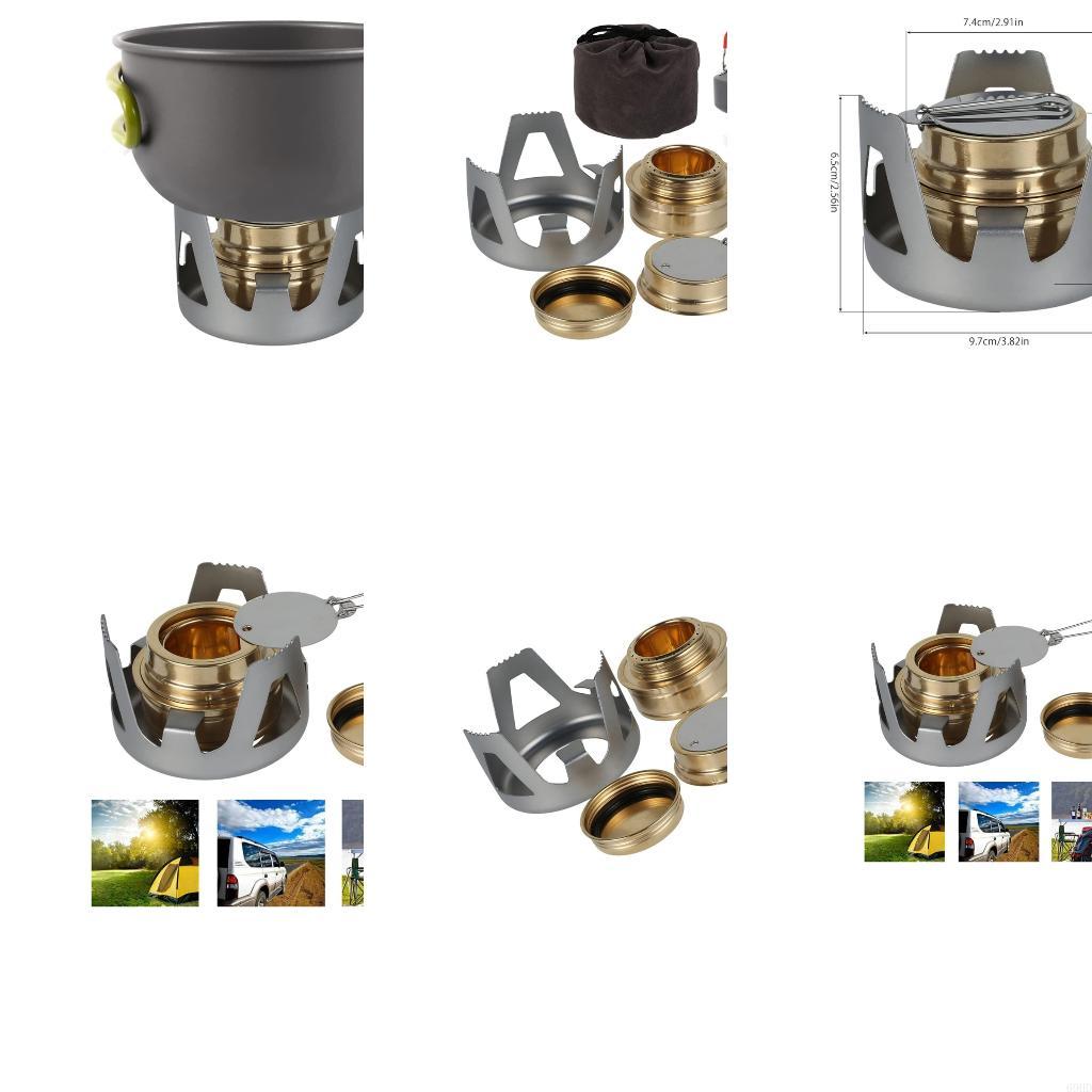 Camping No Cooking Meals - Ensemble réchaud randonnée pour le chauffage