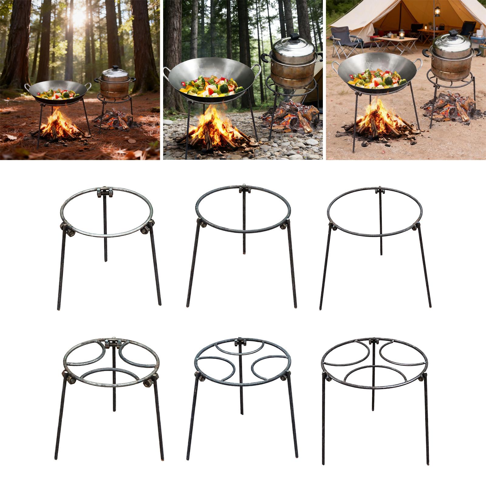 Camping Cooking Open Fire - Trépied pour feu de camp, support