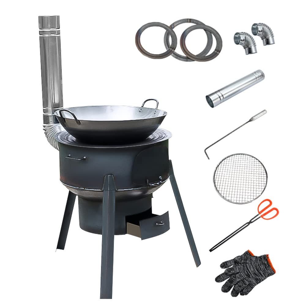 Camping Cooking Hot Plate - Réchaud de cuisine extérieur amovible, poignées