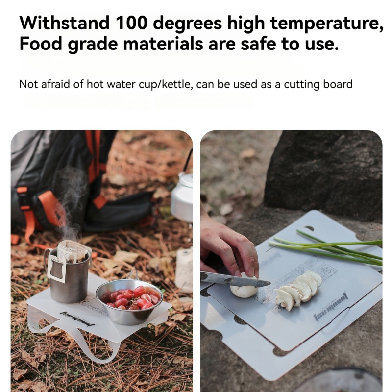Camping Cooking And Dining Set - Planche pliante d'extérieur en PP, petite