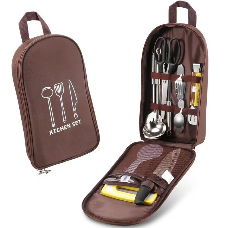 Camping Cooking Utensil Organizer - Sac de rangement pour ustensiles de