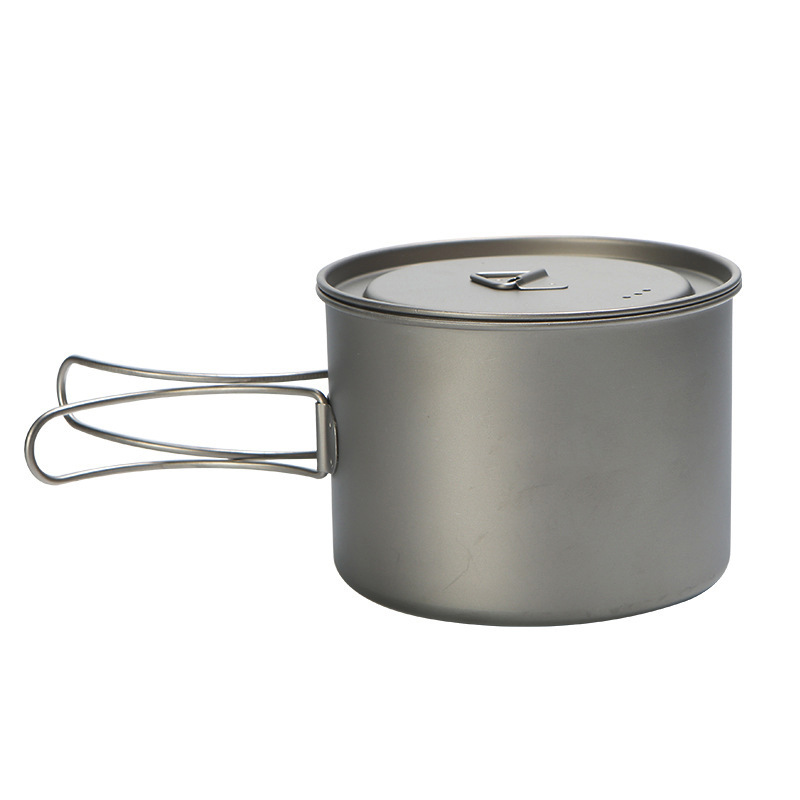 Camping Cooking Ware - Marmite portable en titane pour pique-nique
