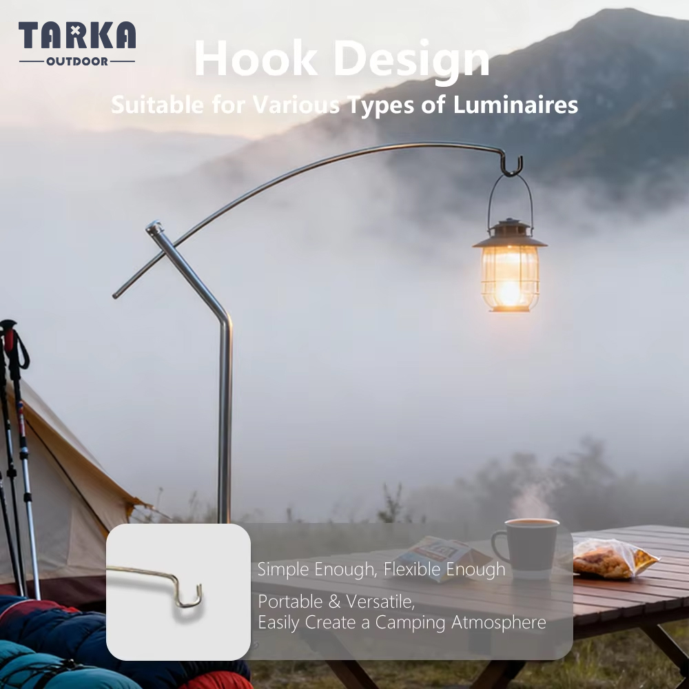 Camp Cutting Board - TARKA support de lanterne détachable réglable