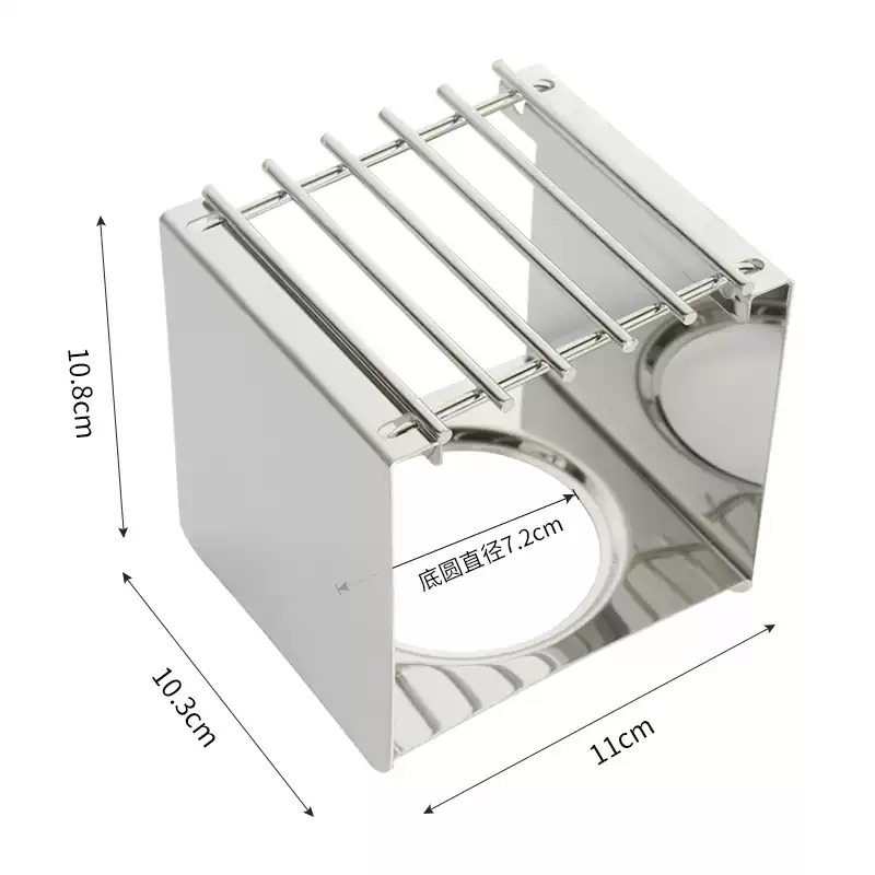 Camping Cooking Ware - Support carré en acier inoxydable pour