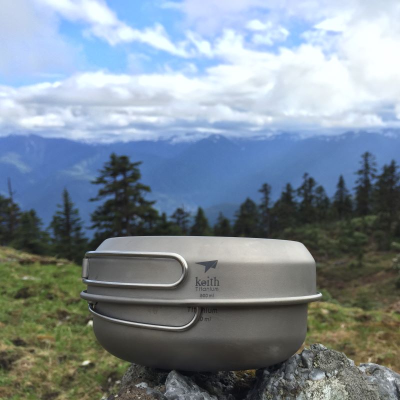 Camping Cooking Hot Plate - KEITH Titanium Ti6053 3 pièces titane