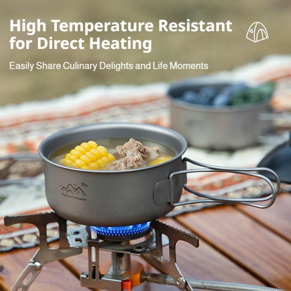 Camping Cooking Ware - Ustensiles de cuisine ultralégers en titane