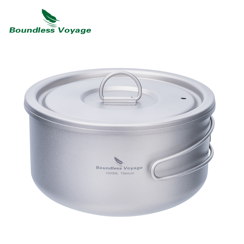 Camping Cooking Ware - Boundless Voyage-Marmite de camping en titane