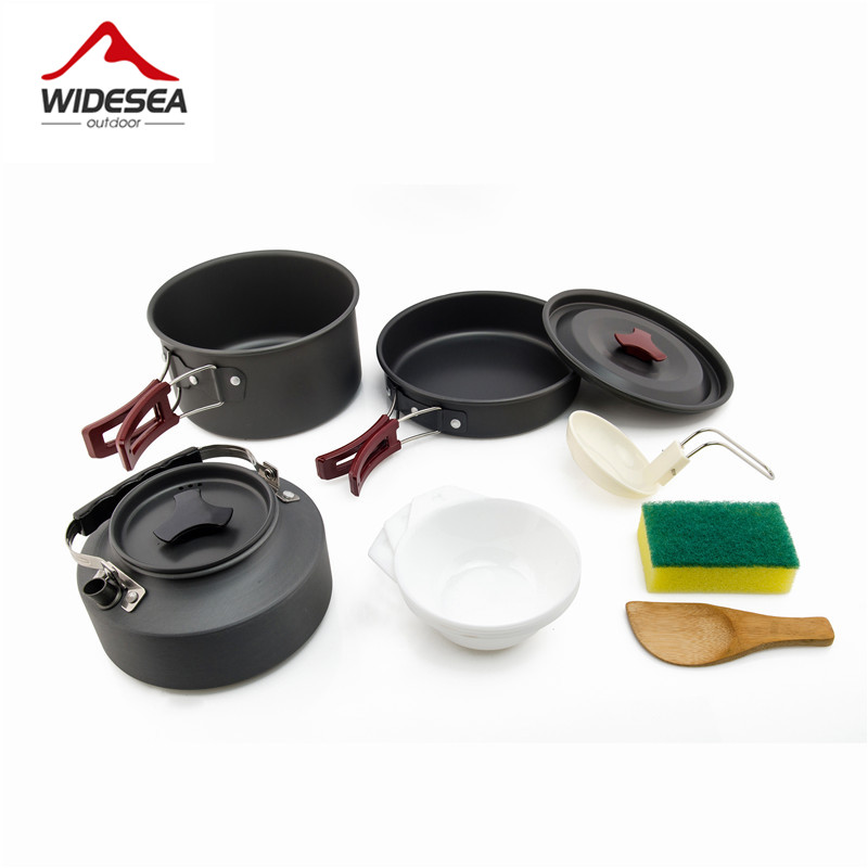 Camping Cooking And Dining Set - Widesea – ensemble d'ustensiles de cuisine