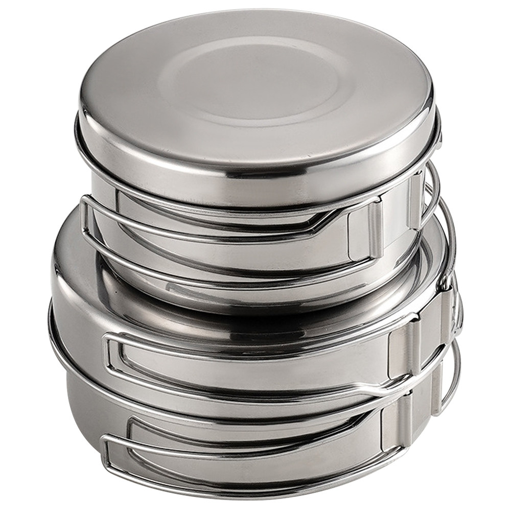 1 ensemble de vaisselle de cam - Camping Cooking Set Stainless Steel avis et prix