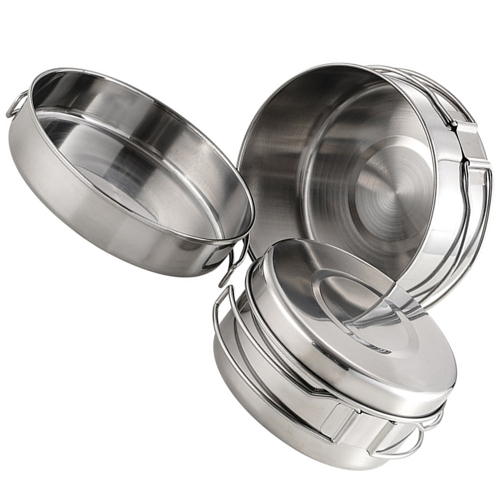 1 ensemble de vaisselle de cam - Camping Cooking Set Stainless Steel avis et prix