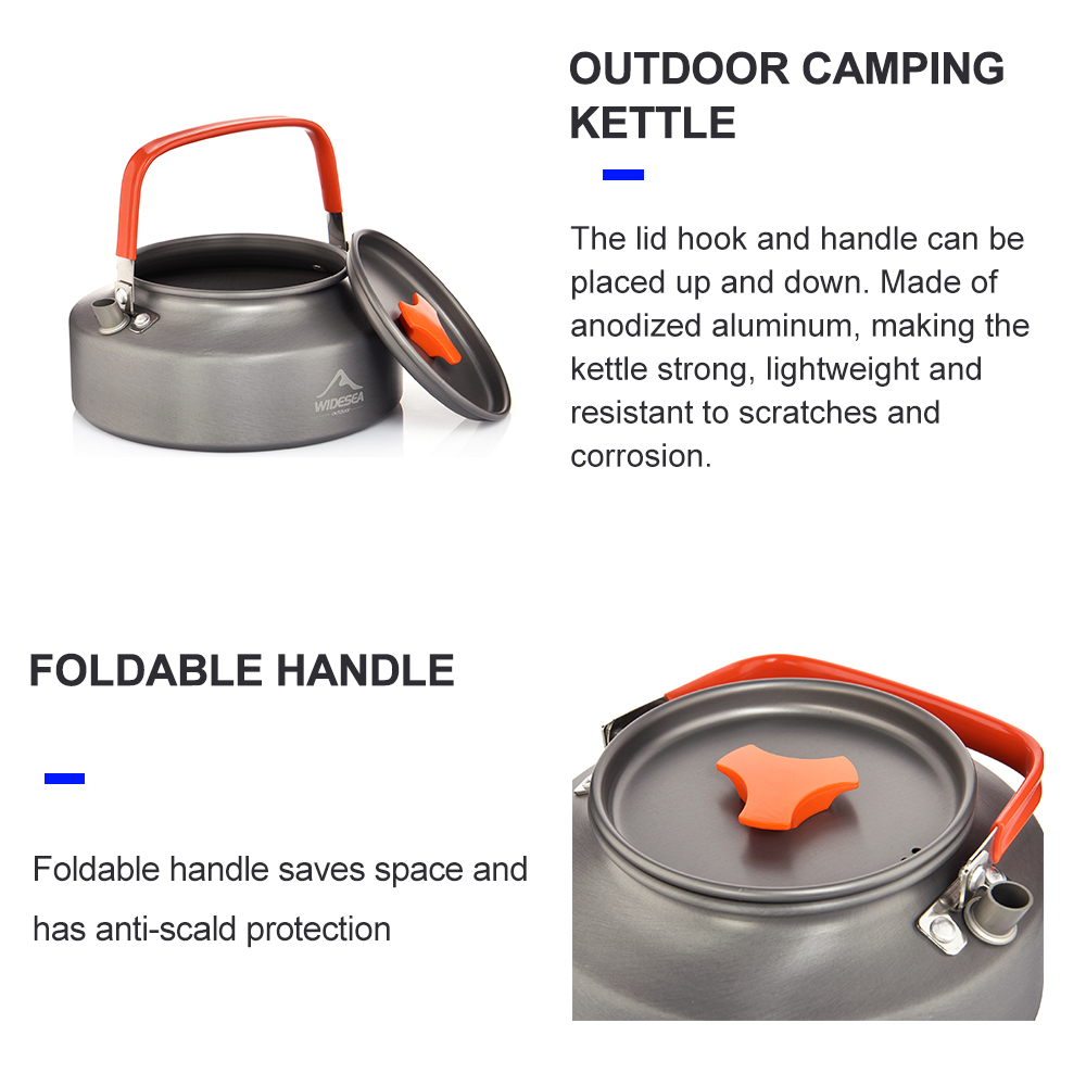 Widesea – bouilloire à eau de  - Camping Cooking Ware avis et prix