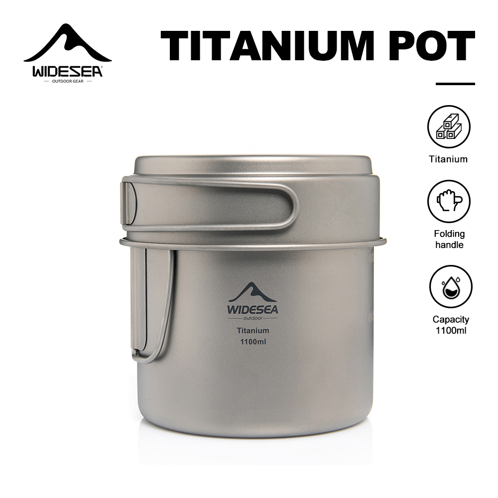 Widesea – pot de camping ultra - Camping Cooking Set Stainless Steel avis et prix