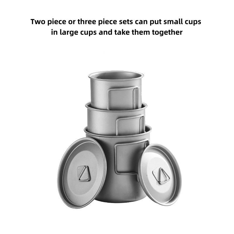 Mug de camping en titane avec  - Camping Cooking Meat avis et prix