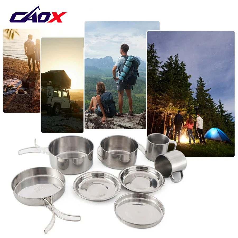 CAOX Ensemble de 8 ustensiles  - Camping Cooking Hot Plate avis et prix