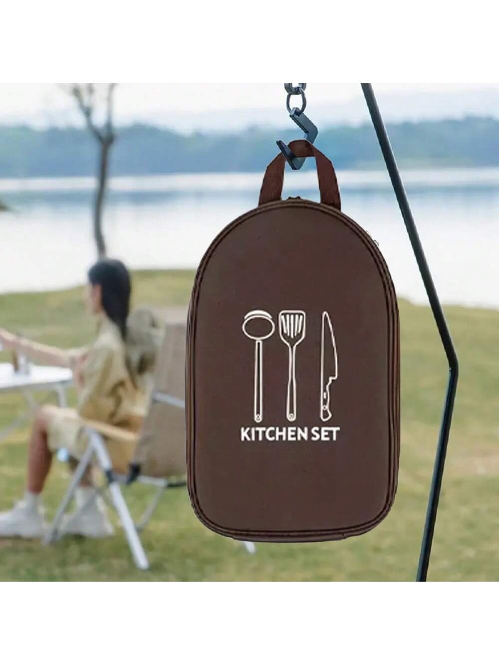 Sac de rangement d'ustensiles  - Camping Cooking Utensil Organizer avis et prix
