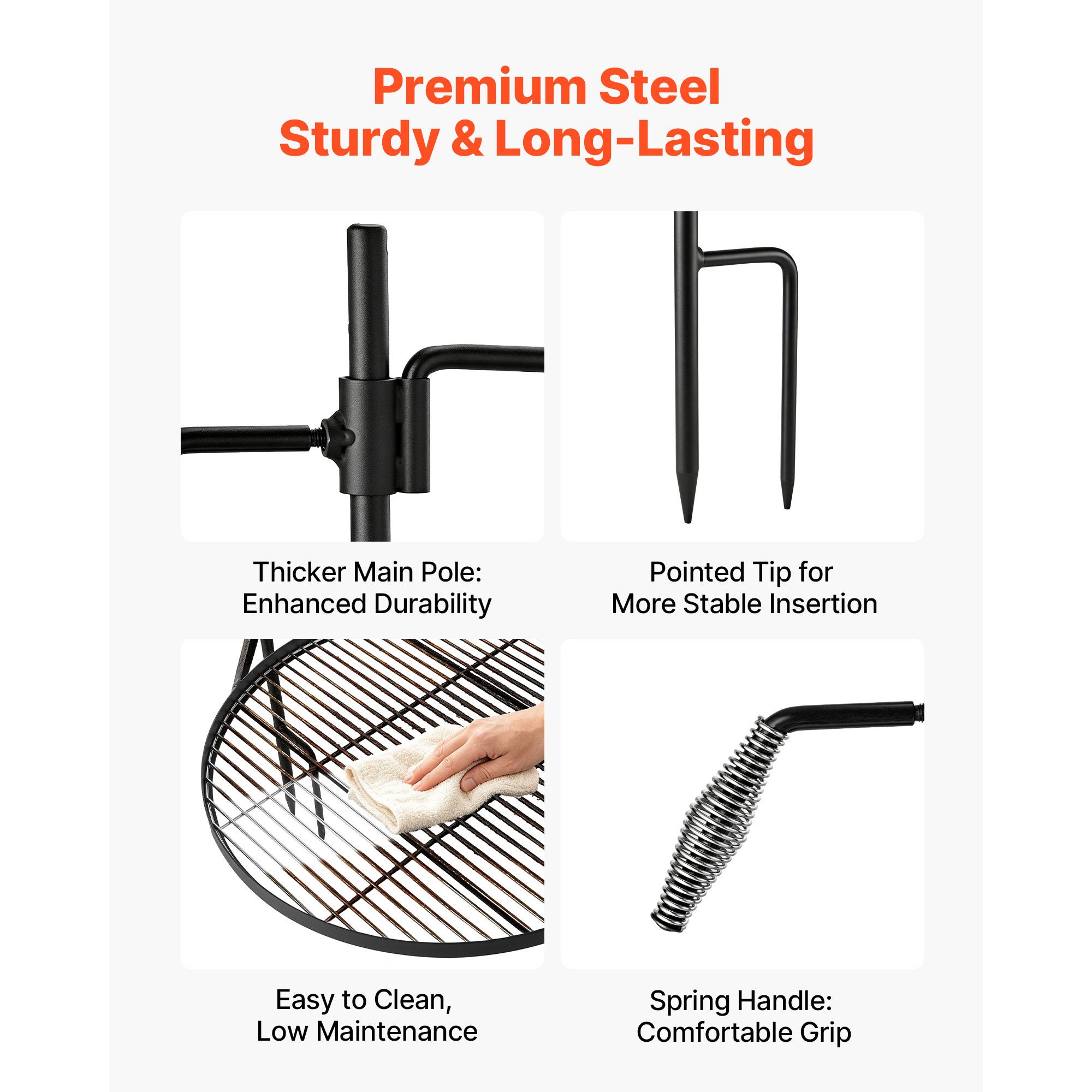 Grille de camping pivotante ro - Camping Cooking Open Fire avis et prix