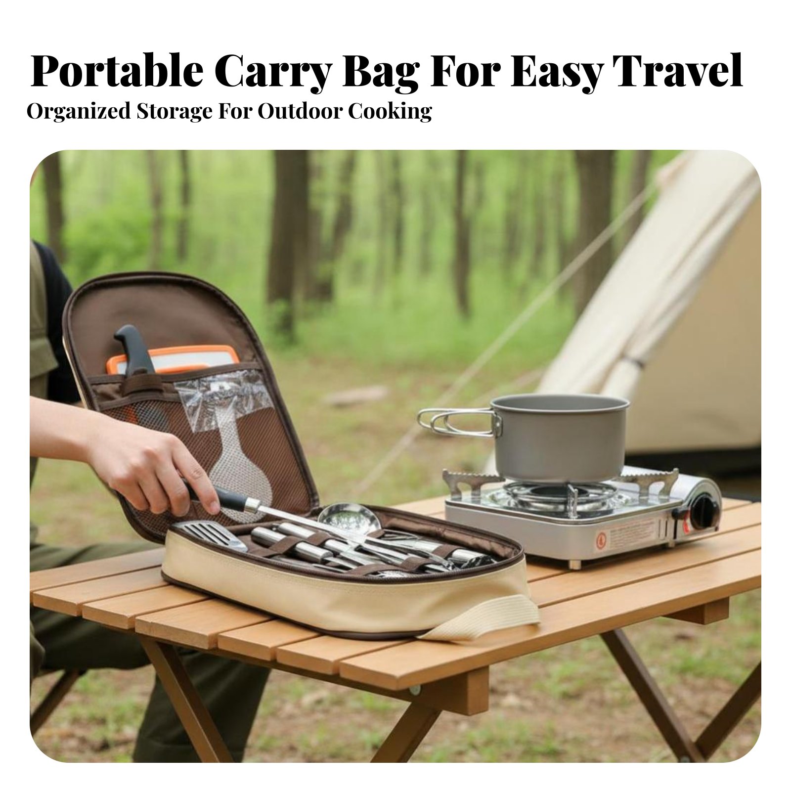 Ensemble d'ustensiles de cuisi - Camping Cooking And Dining Set avis et prix