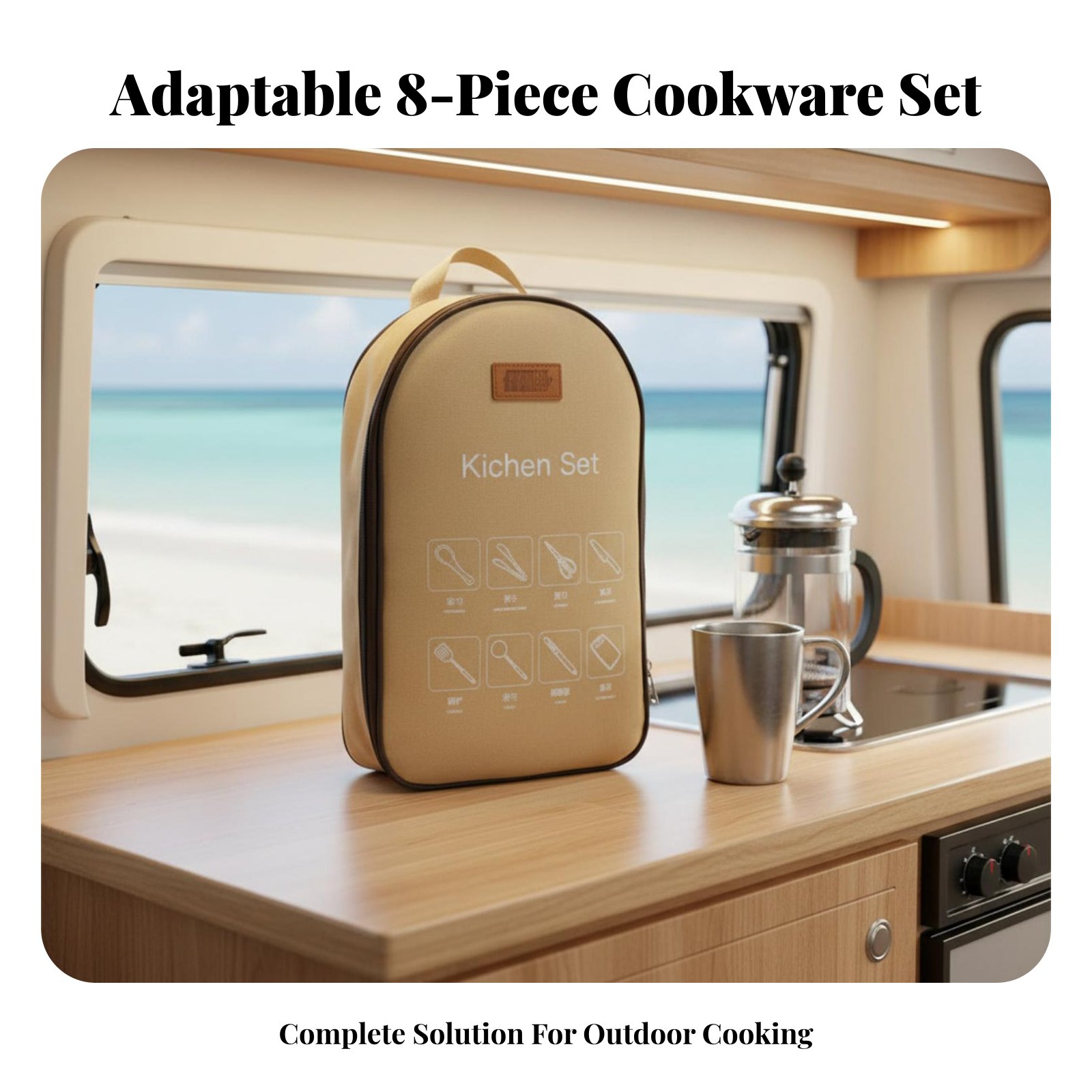 Ensemble d'ustensiles de cuisi - Camping Cooking And Dining Set avis et prix