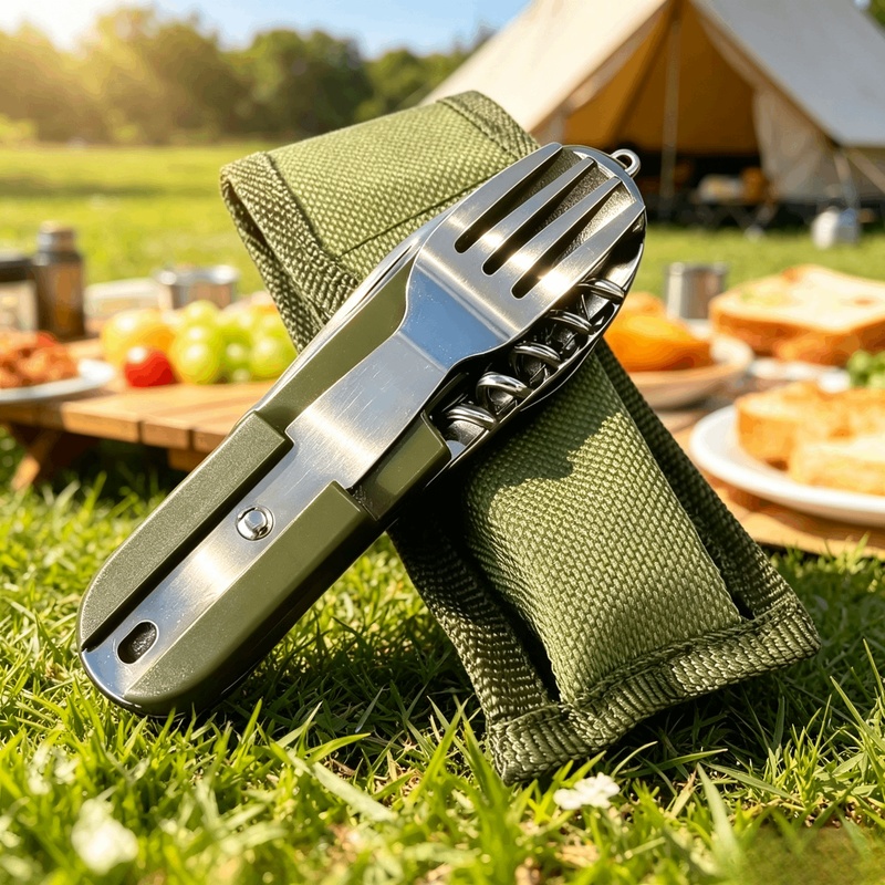 Ensemble de couverts de campin - Camping Cooking Set Stainless Steel avis et prix