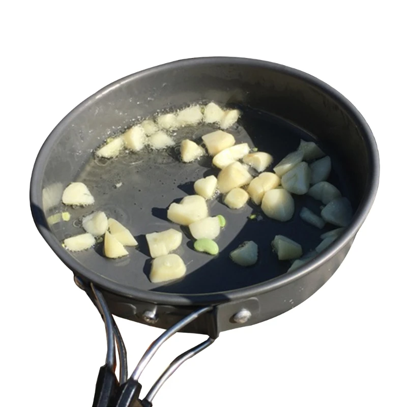 Poêle à frire portable avec ra - Camping Cooking Meat avis et prix