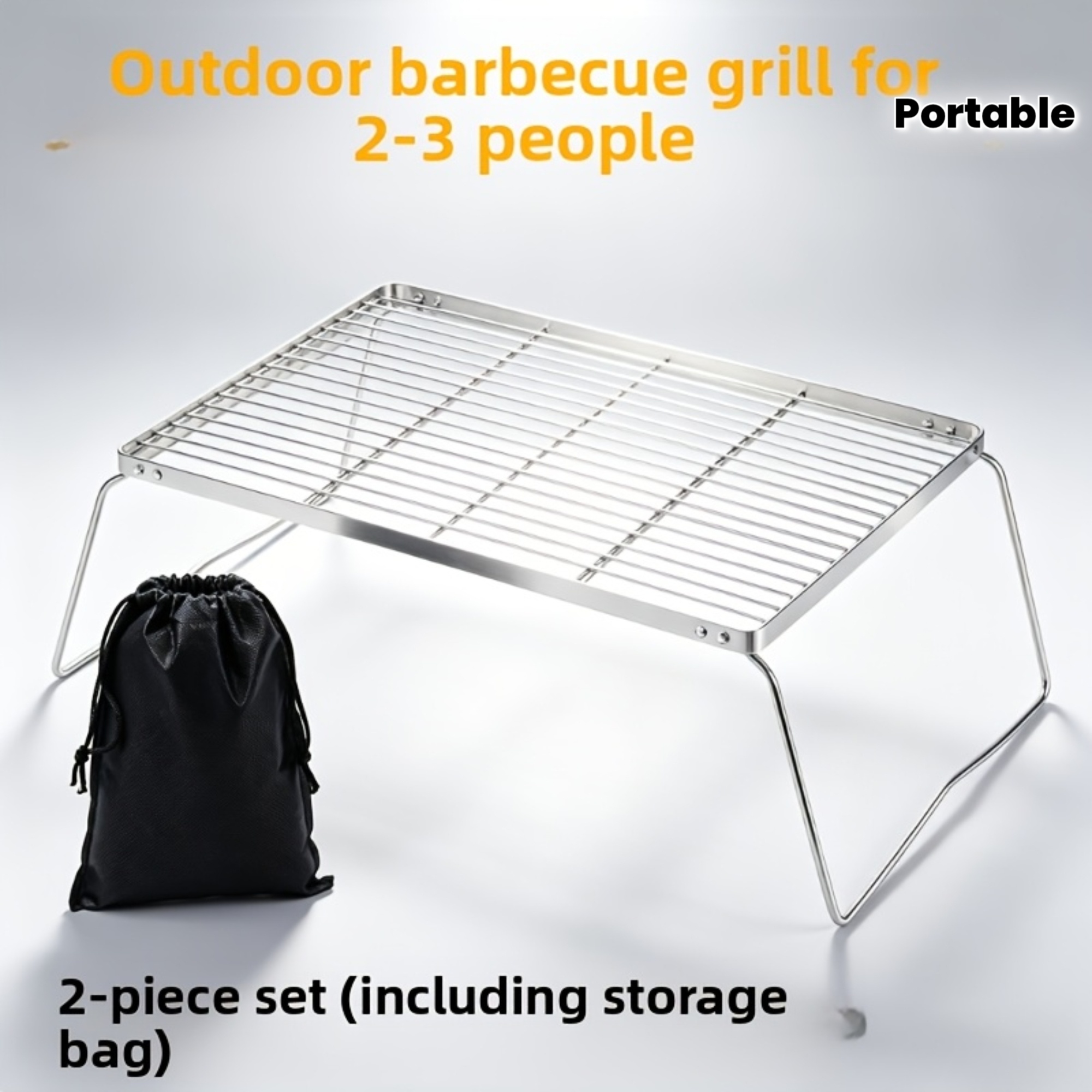Support de feu de camp pliable - Camping Cooking Meat avis et prix