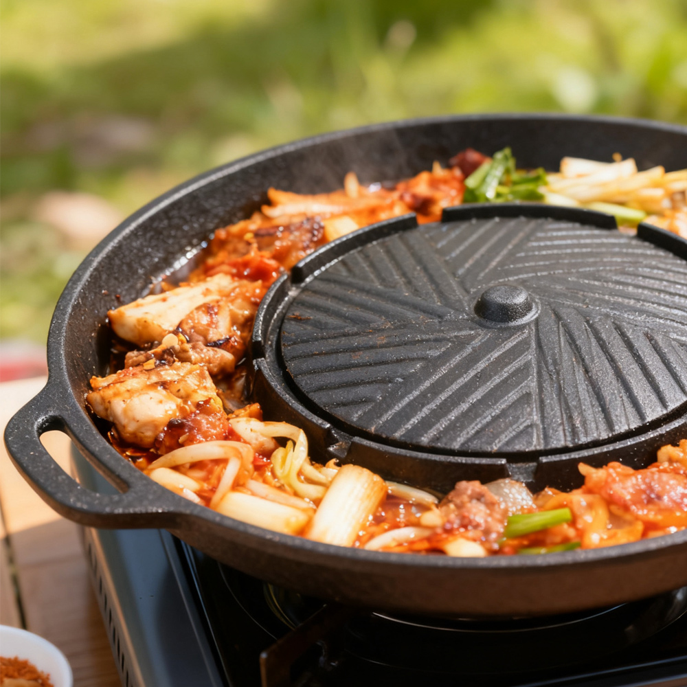 KOSUN – poêle à barbecue corée - Camping Cooking Meat avis et prix