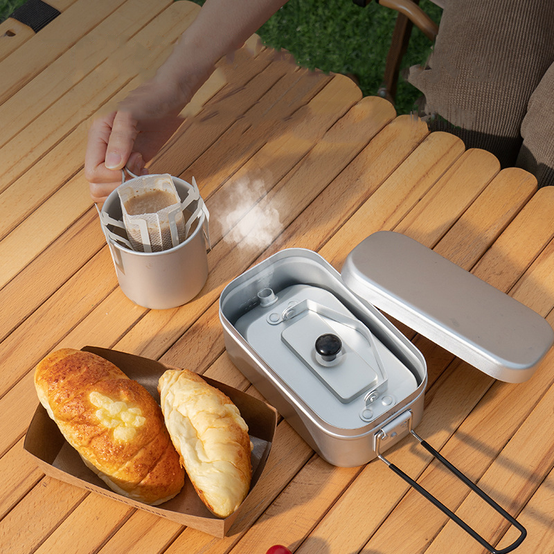 Bouilloire Portable Ultralégèr - Camping Cooking Set Stainless Steel avis et prix
