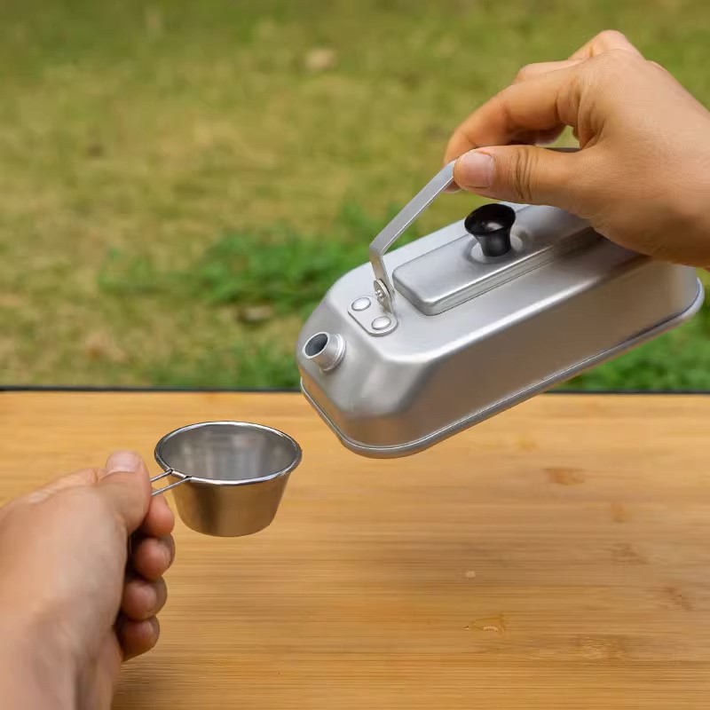 Bouilloire Portable Ultralégèr - Camping Cooking Set Stainless Steel avis et prix