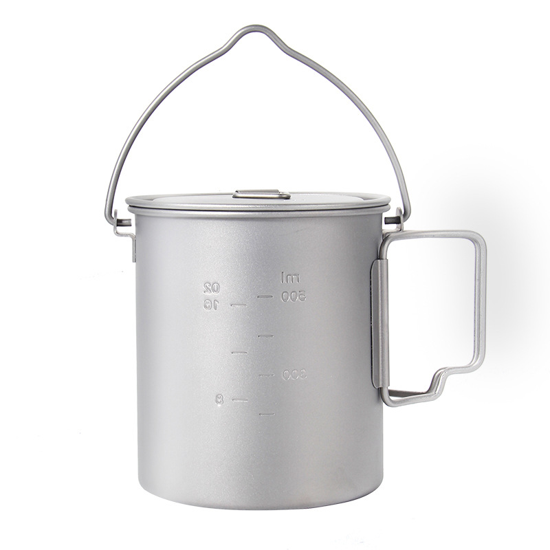 Marmite portable en titane pou - Camping Cooking Ware avis et prix