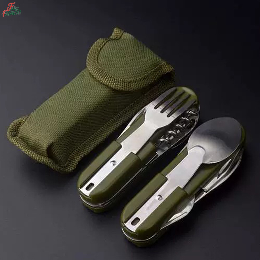 Ensemble de voyage 5-en-1 en a - Camping Cooking Set Stainless Steel avis et prix
