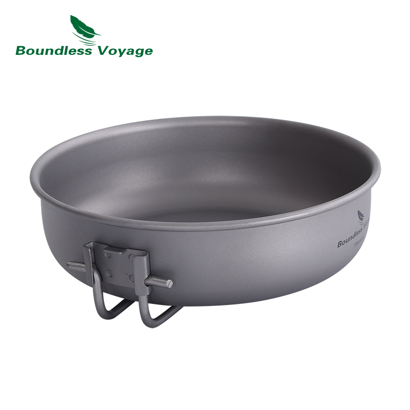 Poêle à frire en titane ultral - Camping Cooking Ware avis et prix