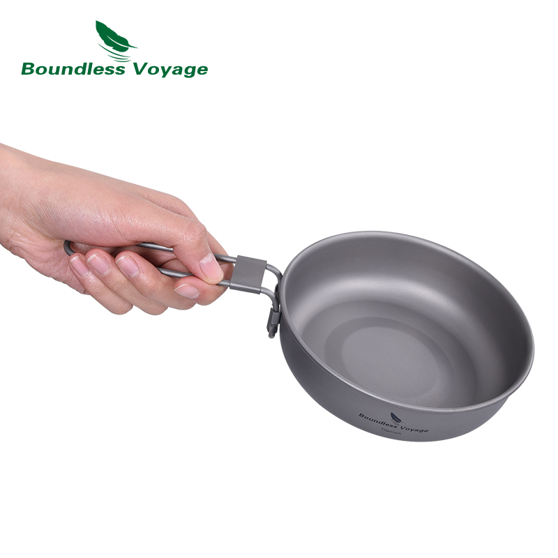 Poêle à frire en titane ultral - Camping Cooking Ware avis et prix
