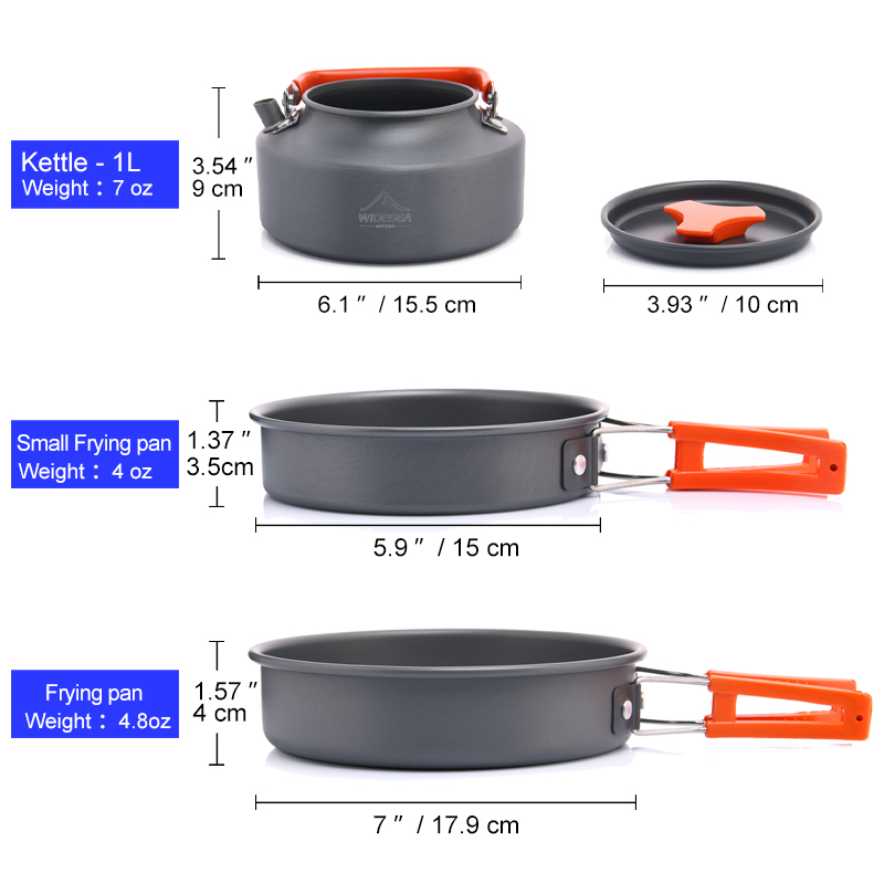 Widesea Camping ensemble d'ust - Camping Cooking And Dining Set avis et prix