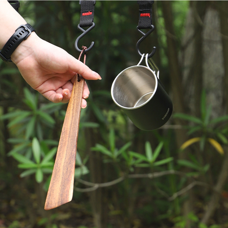 Spatule en bois Portable tourn - Camping Cooking And Dining Set avis et prix