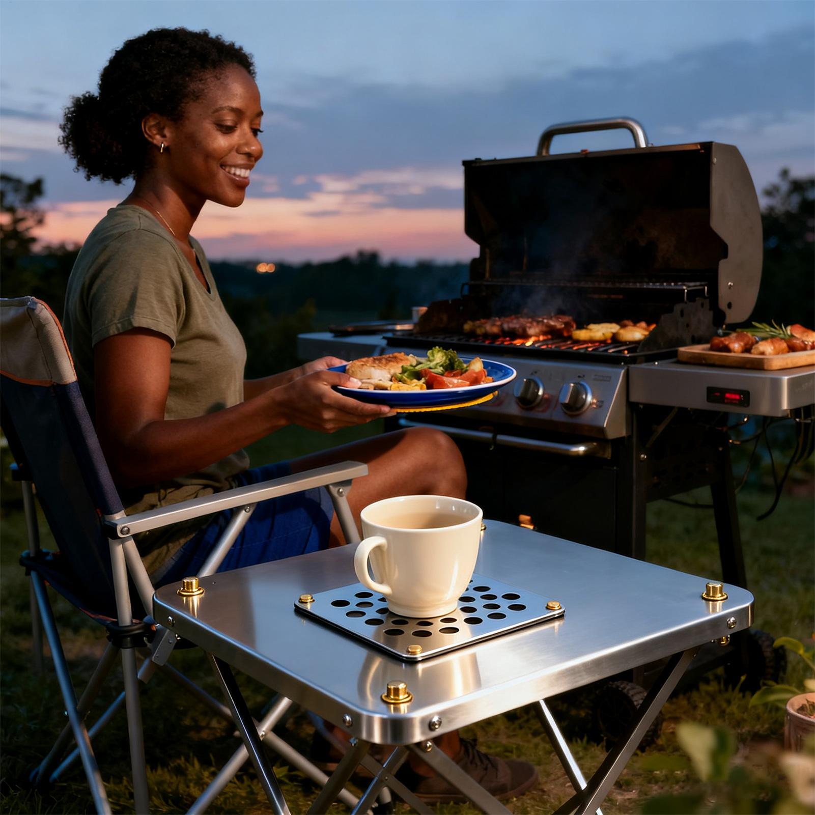Trivets pour casseroles et poê - Camping Cooking Hot Plate avis et prix