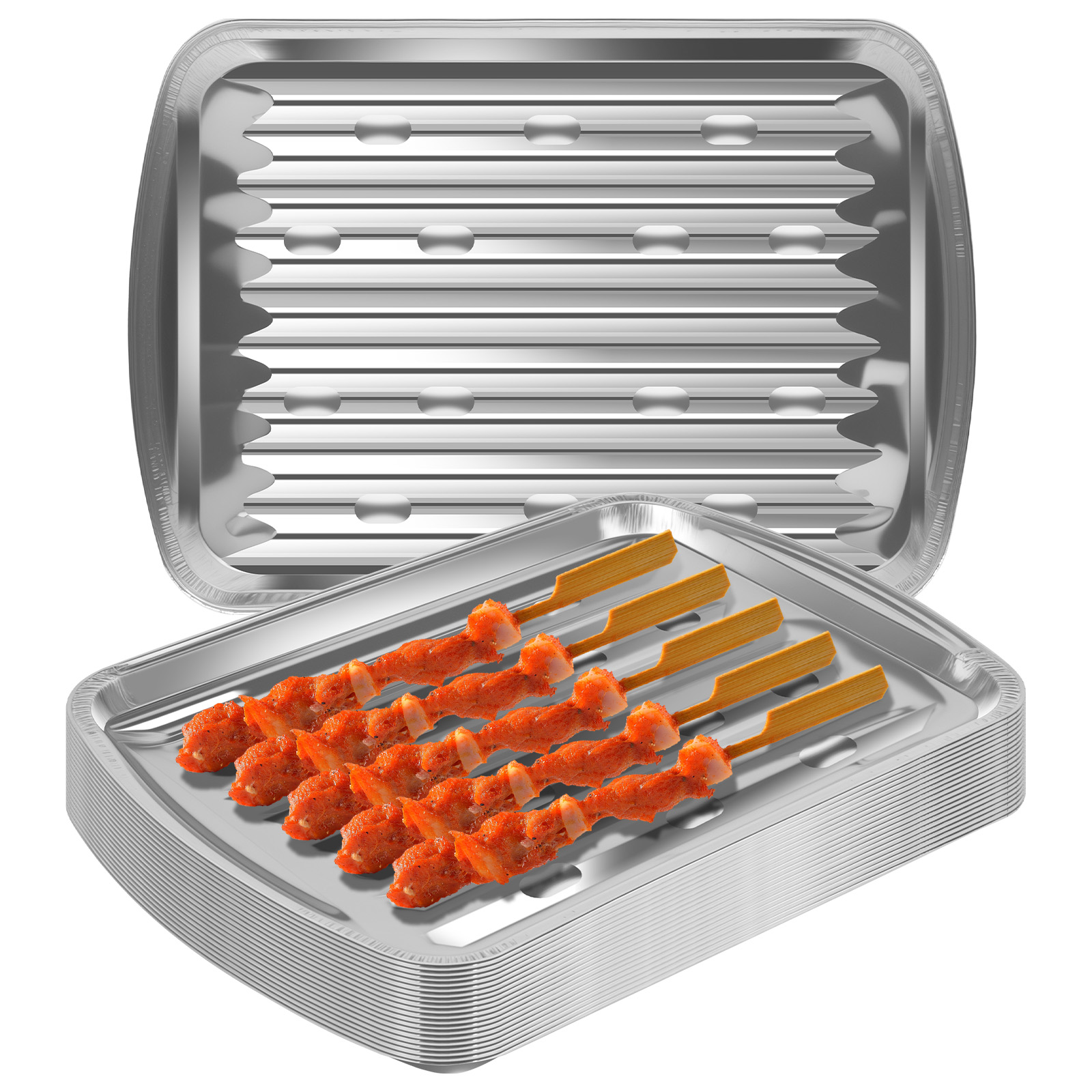 Plateaux en papier d'aluminium - Camping Cooking Kitchen avis et prix