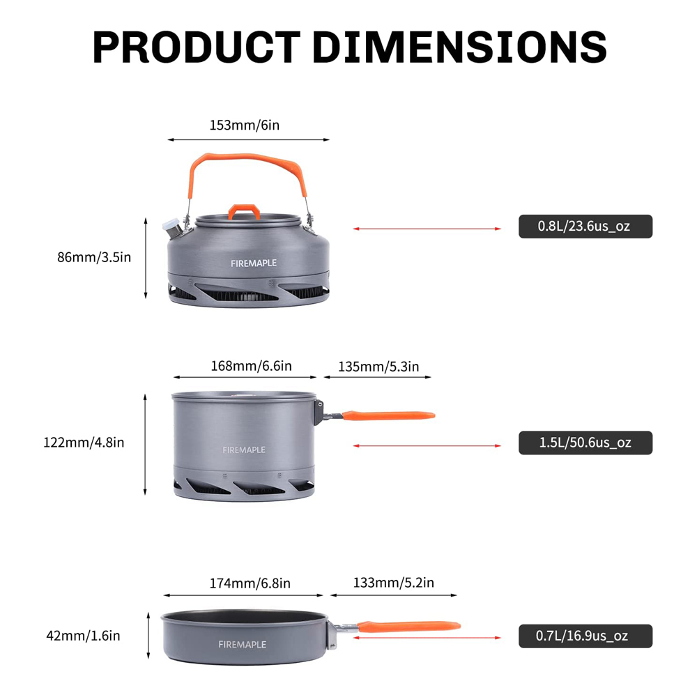 Fire Maple Camping Ustensiles  - Camping Cooking Ware avis et prix