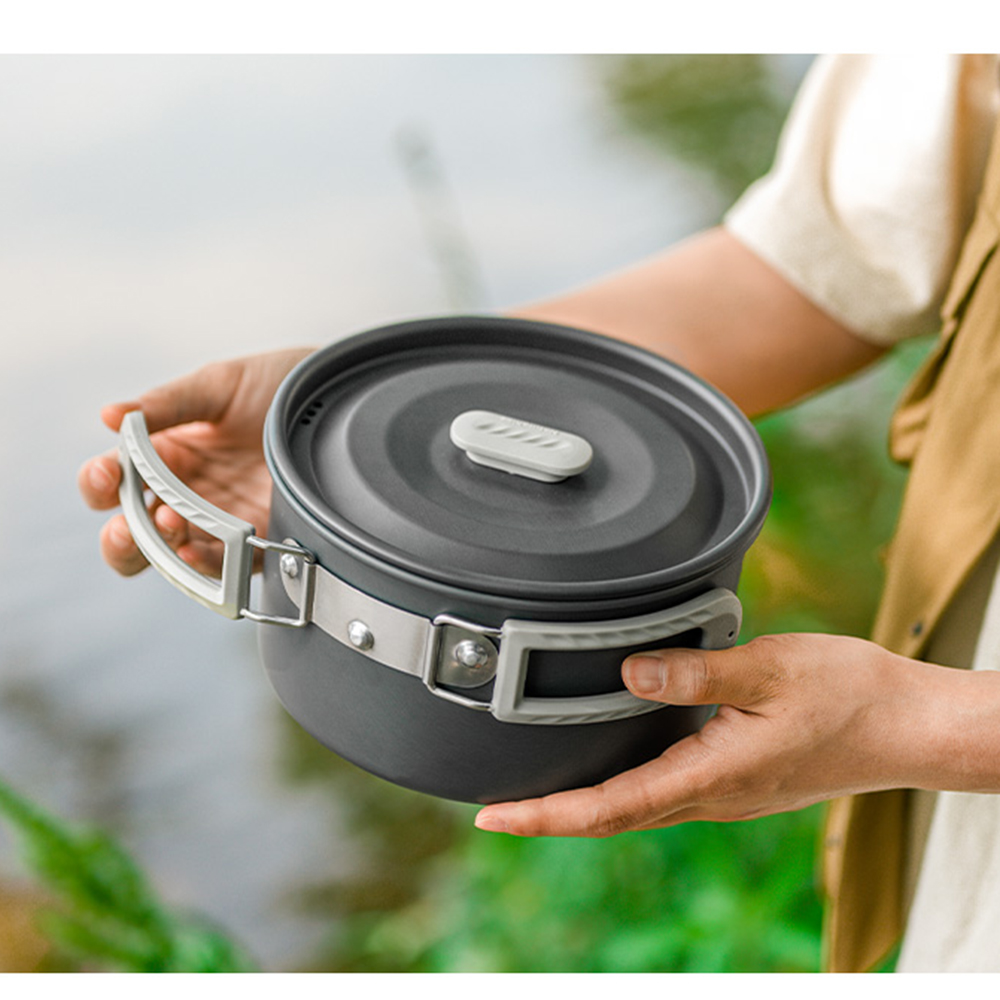 Natureifa-ensemble de casserol - Camping Cooking Set Stainless Steel avis et prix