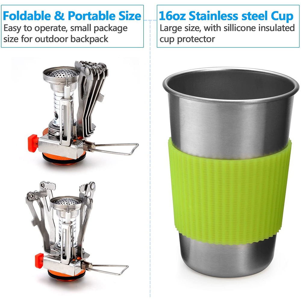 Kit d'ustensiles de cuisine de - Camping Cooking Ware avis et prix